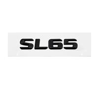 Emblema 3D con lettere e numeri for auto compatibile con SL63 SL65 SL280 SL300 SL320, adesivo decorativo for baule posteriore.(SL65-Black,Metal)