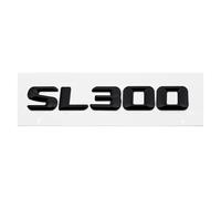 Emblema 3D con lettere e numeri for auto compatibile con SL63 SL65 SL280 SL300 SL320, adesivo decorativo for baule posteriore.(SL300-Black,Plastic)