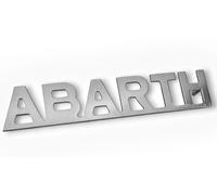 EMBLEMA ABARTH PER FIAT 600 e ABARTH 850 TC - IN METALLO CROMATO - 11 X 2,2 cm