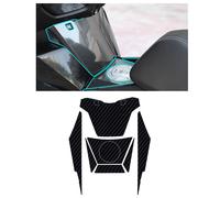 Emblema Adesivo Decalcomania In Carbonio 5D Kit Completo Per Moto Decorazione C