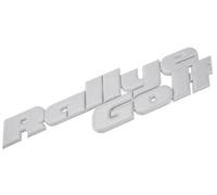 Emblema adesivo RALLYE GOLF in primer per il pannello posteriore della VW Gol...