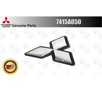 Emblema anteriore in plastica cromata OEM Mitsubishi 7415A050 per Lancer Evo