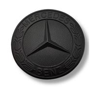 Emblema Anteriore Per Mercedes Badge Del Cofano 57mm Nero
