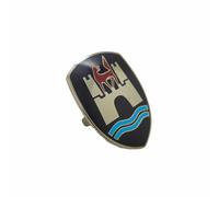 EMBLEMA COFANO ANTERIORE MAGGIOLINO T1 60-63 NERO CASTELLO WOLFSBURG 113853621B
