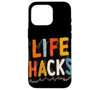 Emblema colorato Life Hacks Custodia per iPhone 16 Pro