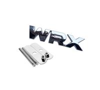 Emblema con logo WRX in metallo 3D compatibile con gli accessori esterni for lo styling delle decalcomanie degli stemmi delle auto(Grille Silver)