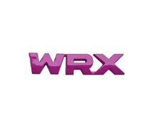 Emblema con logo WRX in metallo 3D compatibile con gli accessori esterni for lo styling delle decalcomanie degli stemmi delle auto(Sticker Pink)