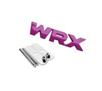Emblema con logo WRX in metallo 3D compatibile con gli accessori esterni for lo styling delle decalcomanie degli stemmi delle auto(Grille Pink)