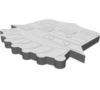 Emblema Coprimozzo Cadillac per Modello Ecto-1 Stile 1959 Stampato 3D