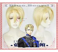 Emblema del fuoco Dimitri Alexandre Bladud Parrucca Cosplay Costume Parrucca sintetica resistente al calore + Cappellino parrucca gratuito