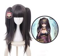 Emblema del fuoco Risveglio Tharja Due code di cavallo Parrucca Cosplay Donne Capelli sintetici lunghi Carnevale di Halloween Parrucche KUMZ3794