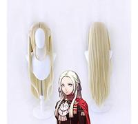 Emblema del fuoco ThreeHouses Edelgard Von Fresberg Parrucca lunga Costume Cosplay Resistente al calore Capelli sintetici Parrucche da donna Carnevale