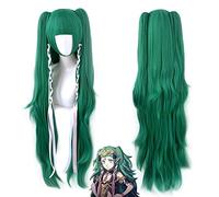 Emblema del fuoco ThreeHouses Sothis Parrucca lunga coda di cavallo verde Costume Cosplay Resistente al calore Capelli sintetici Parrucche da donna