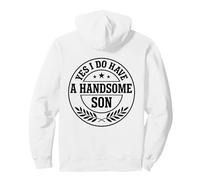 Emblema del Genitore amorevole Sì, Ho Un Figlio Bello Felpa con Cappuccio