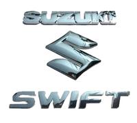 Emblema Del Griglia Posteriore In Cromo Set Di Logo 3D Adatto Per Suzuki Swift