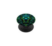 Emblema del guardiano incandescente della reliquia giaguaro del tempio PopSockets PopGrip Adesivo