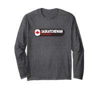 Emblema del Logo del Saskatchewan - Saskatchewan Canada Maglia a Manica