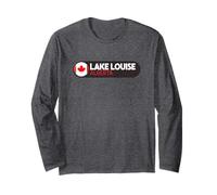 Emblema del Logo Lake Louise - Lake Louise Alberta Canada Maglia a Manica