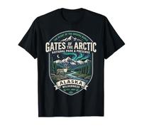Emblema del Parco Nazionale Artico Alaska Wilderness Maglietta