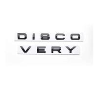 Emblema della copertura del cofano del cofano dell'auto con lettera 3D, lettere autoadesive per la testa anteriore cromata, per Land Rover Range Rover Velar Sport Discovery 2 3 4 Defender