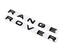 Emblema della copertura del cofano del cofano dell'auto con lettera 3D, lettere autoadesive per la testa anteriore cromata, per Land Rover Range Rover Velar Sport Discovery 2 3 4 Defender