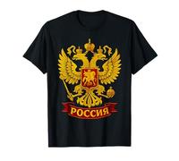 Emblema dell'aquila a Due Teste Russa Artistica Maglietta