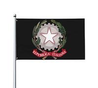 Emblema dell'Italia 3x5ft Patio Garden Flag Decorazione per interni Bandiera stampata su un lato