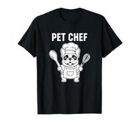 Emblema dello specialista di nutrizione e Benessere Gourmet Pet Chef Maglietta