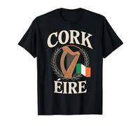 Emblema dell'orgoglio irlandese della città di viaggio di Cork E Maglietta