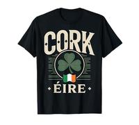Emblema dell'orgoglio irlandese della città di viaggio di Cork E Maglietta