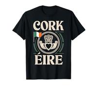 Emblema dell'orgoglio irlandese della città di viaggio di Cork E Maglietta