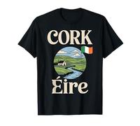 Emblema dell'orgoglio irlandese della città di viaggio di Cork E Maglietta