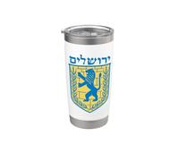Emblema di Gerusalemme - Leone di Giuda Heritage Design Bicchiere termico in acciaio inox doppia parete