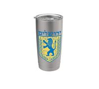 Emblema di Gerusalemme - Leone di Giuda Heritage Design Bicchiere termico in acciaio inox doppia parete