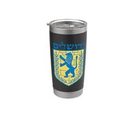 Emblema di Gerusalemme - Leone di Giuda Heritage Design Bicchiere termico in acciaio inox doppia parete