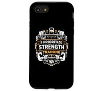 Emblema di mentalità prioritaria per l'allenamento della forza per sollevatori Custodia per iPhone SE (2020) / 7/8