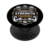 Emblema di mentalità prioritaria per l'allenamento della forza per sollevatori PopSockets PopGrip Adesivo
