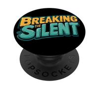 Emblema di Pretty Breaking the Silent Speech PopSockets PopGrip Adesivo