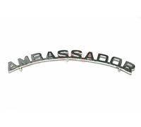 Nuovo Ambassador Scritta Emblema Distintivo Ottone Cromato