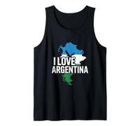 Emblema entusiasta di I Love Argentina Canotta