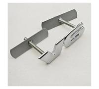 Emblema for griglia anteriore, logo del motore V6 in metallo 3D, emblema for bagagliaio posteriore, adesivo for parafango laterale, accessori for esterni for auto.(Grille V6 Chrome)