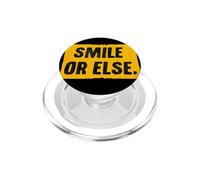 Emblema giallo sorriso o altro PopSockets PopGrip per MagSafe