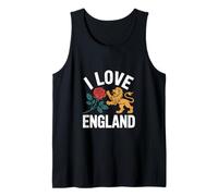 Emblema I Love England Leone E Rosa Canotta