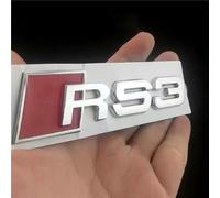 Emblema Logo Auto per RS3, Distintivo Logo Emblema Car Body Logo Sticker Auto Stemmi Decorazioni,A