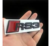 Emblema Logo Auto per RS3, Distintivo Logo Emblema Car Body Logo Sticker Auto Stemmi Decorazioni,B