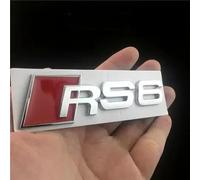 Emblema Logo Auto per RS6/RS8, Distintivo Logo Emblema Car Body Logo Sticker Auto Stemmi Decorazioni,A