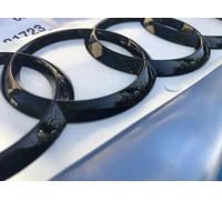 Emblema Logo NOIR Anelli Audi Cofano Bagagliaio A6 S6 RS6 C8 2018 Originale