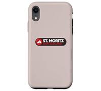 Emblema Logo St. Moritz - Saint Moritz Svizzera Custodia per iPhone XR