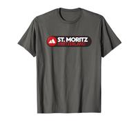 Emblema Logo St. Moritz - Saint Moritz Svizzera Maglietta