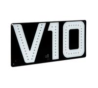 Emblema luminoso, 24V V10 Led SMD di ultima generazione a luce bianca. Alta